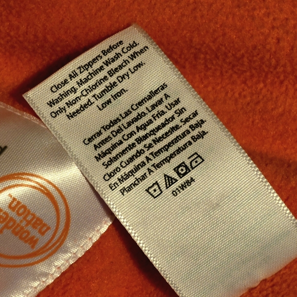 🔵 ☆ NWOT ☆ Wonder Nation Toddler Dino Print Bubble Jacket 2T Orange Grey - Picture 10 of 14